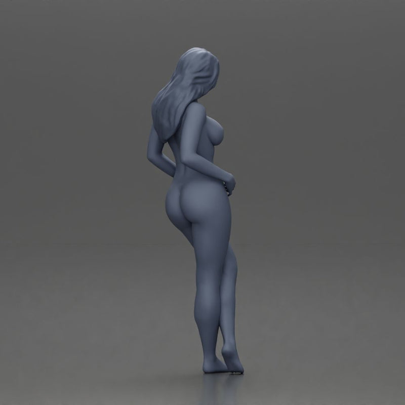 Naked woman posing with crossed legs - Only-Games