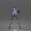 Naked Curvy Female Assets Posing With Bold Confidence