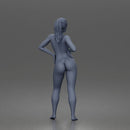 Naked Woman Posing with Hands on Hips