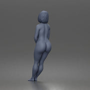 Naked woman standing barefoot - Only-Games