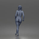 naked Woman Standing in Relaxed Pose