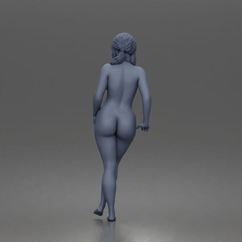 naked Woman Standing in Relaxed Pose