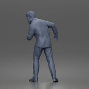 Standing Holding Partner Waist Suit Jacket Trousers Dress Shoes Tie - Only-Games