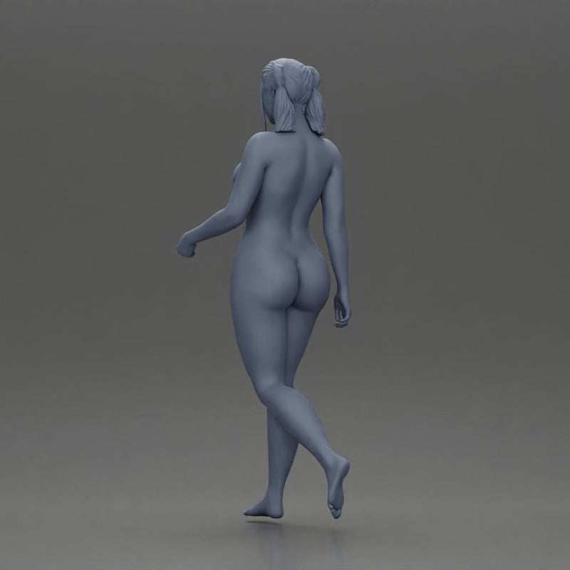 naked woman walking with purpose - Only-Games