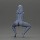 Naked Sexy girl sitting at home - Only-Games