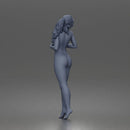 naked confidente Woman Posing
