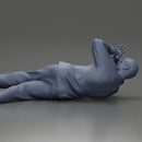 Man Lying on the Ground, Defending Himself from an Attack - Only-Games