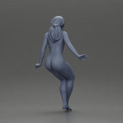 Naked Stylish woman sitting casually - Only-Games