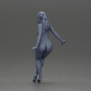 Naked Stylish woman sitting casually - Only-Games