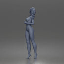naked confidente Woman Posing