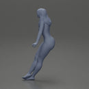 Naked Woman sitting on car - Only-Games