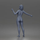 Naked Confident Woman Posing Gracefully