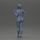 Naked woman posing barefoot - Only-Games