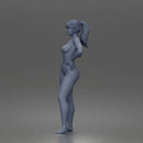 Naked Woman Posing with Hands on Hips