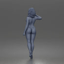 naked Woman Walking Confidently