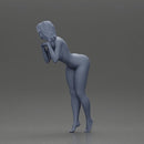 Naked Confident Girl Posing Playfully - Only-Games
