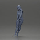 Naked Woman leaning on the car - Only-Games