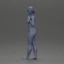 Naked woman posing barefoot - Only-Games