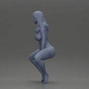 Naked Sexy girl sitting at home - Only-Games