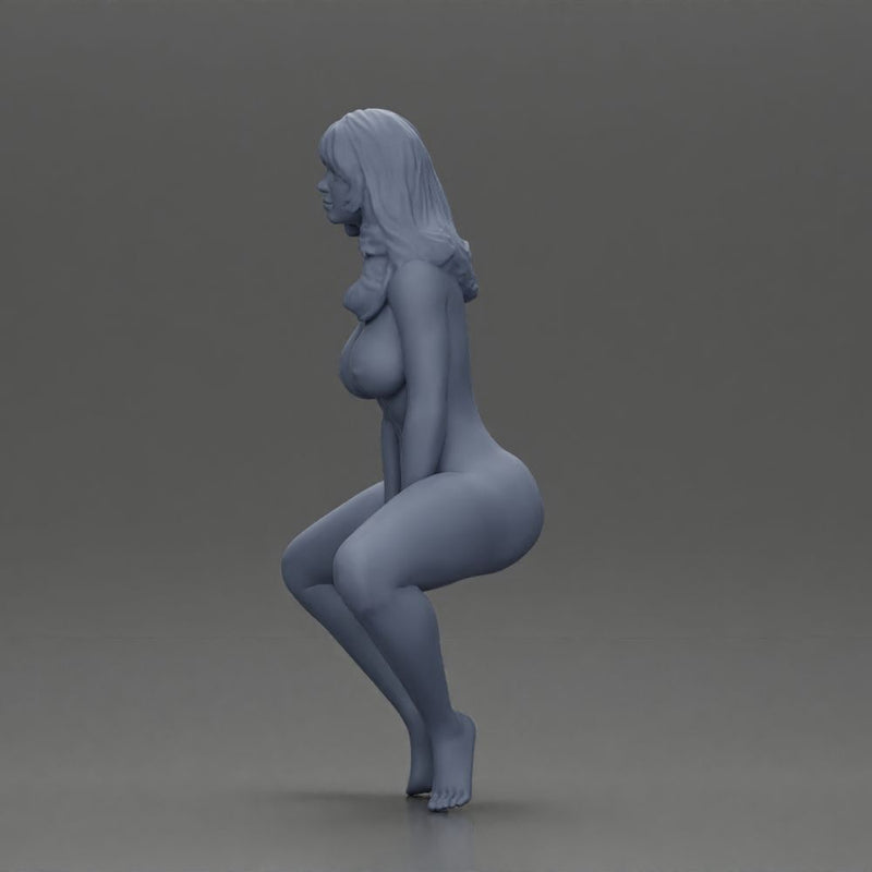 Naked Sexy girl sitting at home - Only-Games
