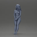 Naked Woman leaning to wall - Only-Games