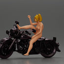 naked woman sitting on a motorcycle - Only-Games