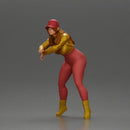 Bold Woman Riding a Sleek Motorcycle in jacket and cap - Only-Games