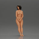 Naked Woman leaning on the car - Only-Games