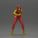 Bold Woman Riding a Sleek Motorcycle in jacket and cap - Only-Games