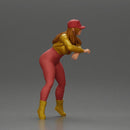 Bold Woman Riding a Sleek Motorcycle in jacket and cap - Only-Games