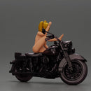 naked woman sitting on a motorcycle - Only-Games