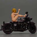 naked woman sitting on a motorcycle - Only-Games