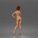 naked Woman Posing Elegantly