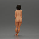 Naked Woman leaning on the car - Only-Games