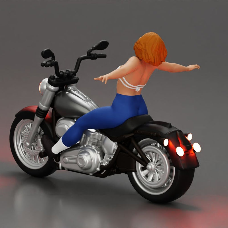 Boldly Riding Through the Air with a Powerful Motorbike Stance 2 - Only-Games