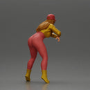 Bold Woman Riding a Sleek Motorcycle in jacket and cap - Only-Games