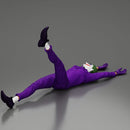 Joker sprawled laughing despite defeat plotting another wicked trick soon - Only-Games