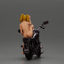 naked woman sitting on a motorcycle - Only-Games