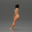 Naked Woman leaning on the car - Only-Games