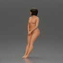 Naked Woman leaning on the car - Only-Games