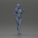 Naked Confident Style Holding a Drink - Only-Games