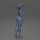 woman in a red swimsuit posing confidently - Only-Games