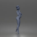 naked Woman Posing Elegantly