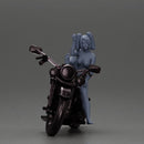 naked woman sitting on a motorcycle - Only-Games