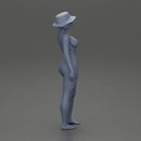 Naked woman modeling in hat - Only-Games