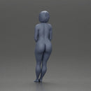 Naked Woman leaning on the car - Only-Games