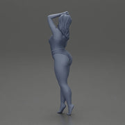 woman in a red swimsuit posing confidently - Only-Games