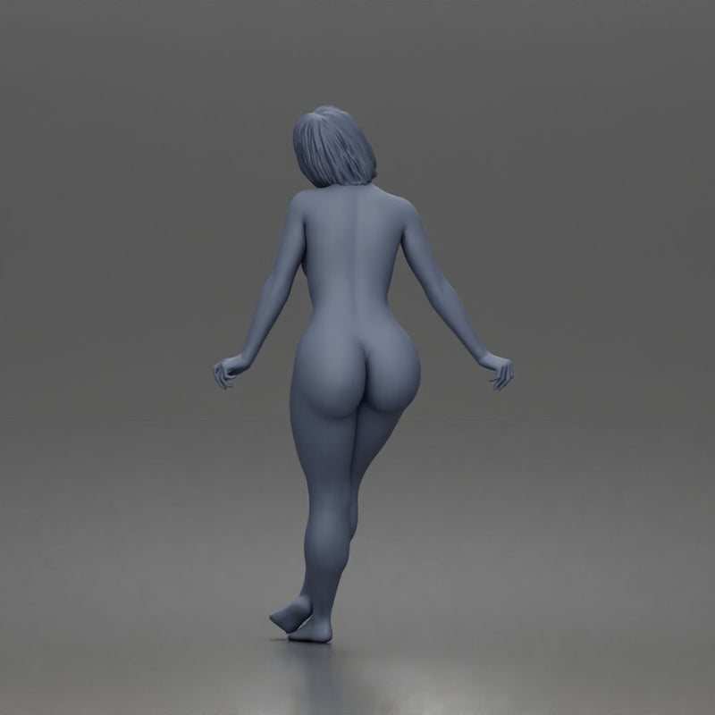 naked girl leaning on car - Only-Games