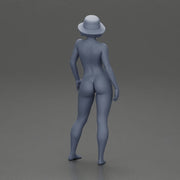 Naked woman modeling in hat - Only-Games