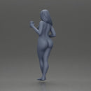 Naked Confident Style Holding a Drink - Only-Games